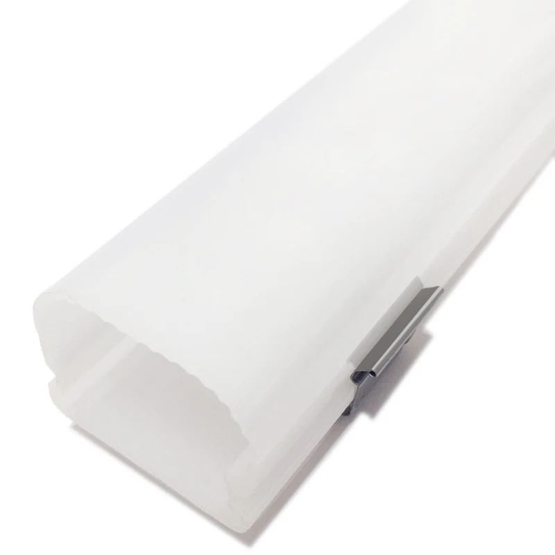 Экструдированный пластиковый профиль прозрачная пластиковая Светодиодная лента светорассеиватель крышка