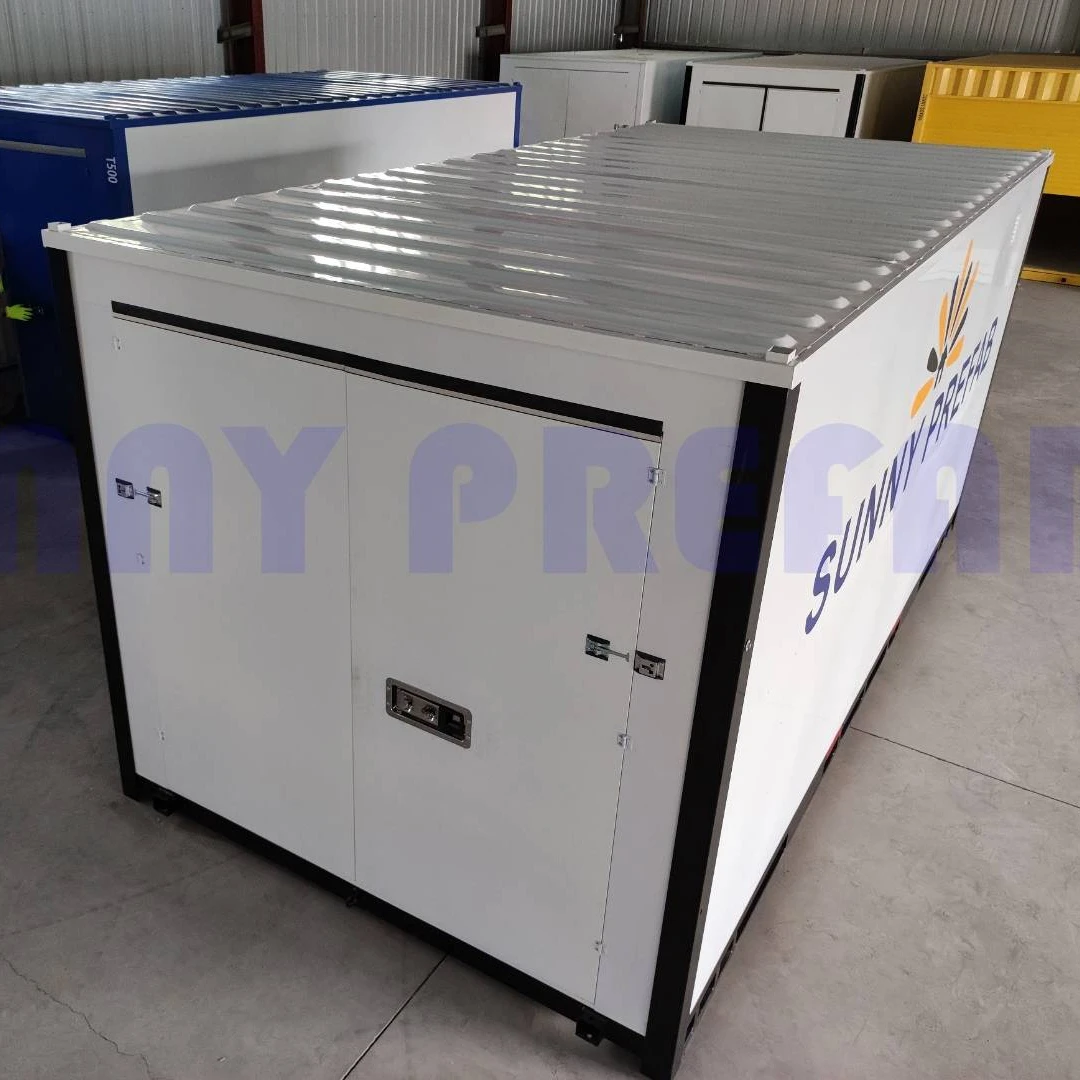 Steel Material Welded Prefab Container Storage Self Storage Assemble Foldable Mobile Container Stackable Portable Storage