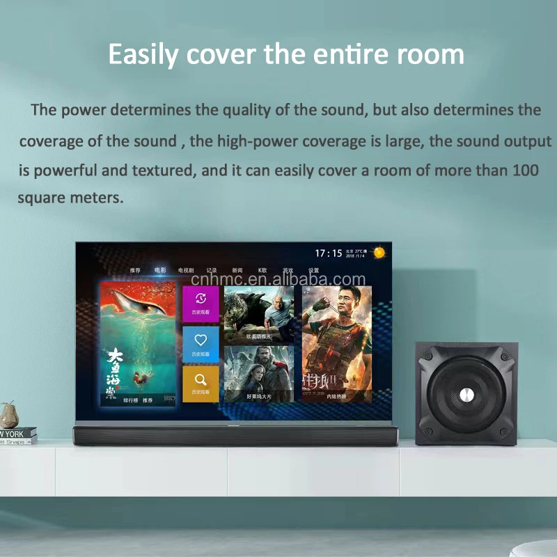 ホームシアターシステム サウンドバー サブウーファー付き TV スピーカー Amazon.co.jp: TV スピーカー、Smalody ホームシアター