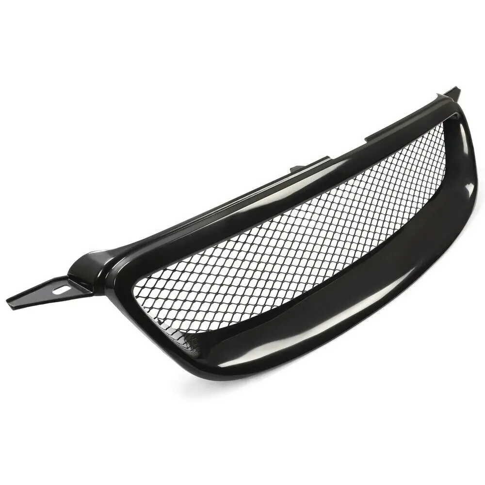 car body auto parts black mesh front bumper upper grille for TOYOTA corolla 2003-2007