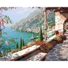 Bellissimo giardino con vista sul mare