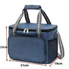 Bolsa aislante frontal de 15L con oculto azul