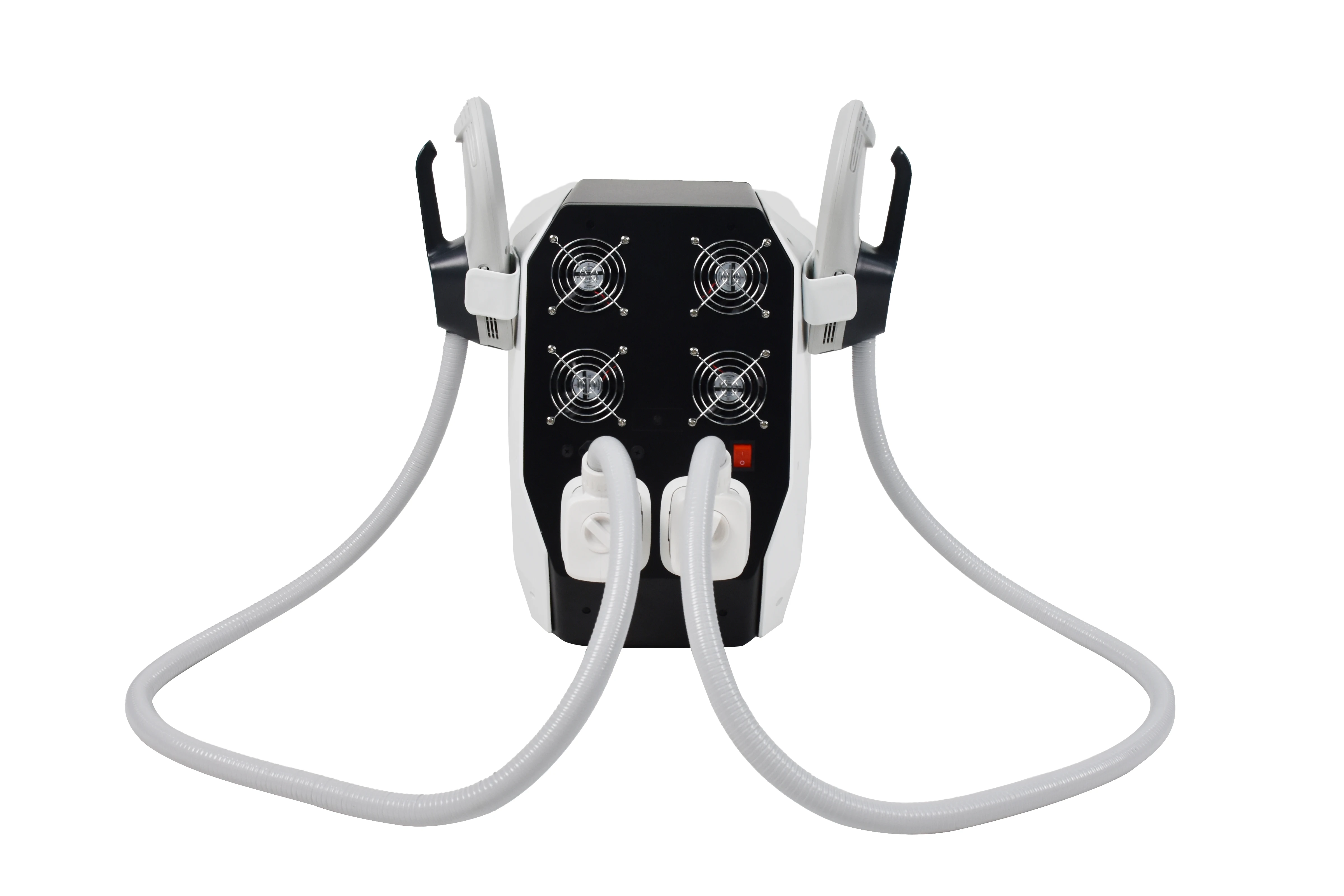 Portable 3000W Body Sculpting Machine StandingEMS Buttock Muscle Stimulator 2 Handles for Slimming Weight Loss Skin Hands