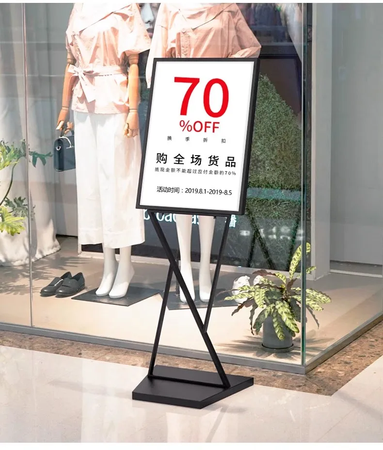 Human billboard digital signage advertising boards indoor roll up banner stand display a3 street pavement sign exhibition