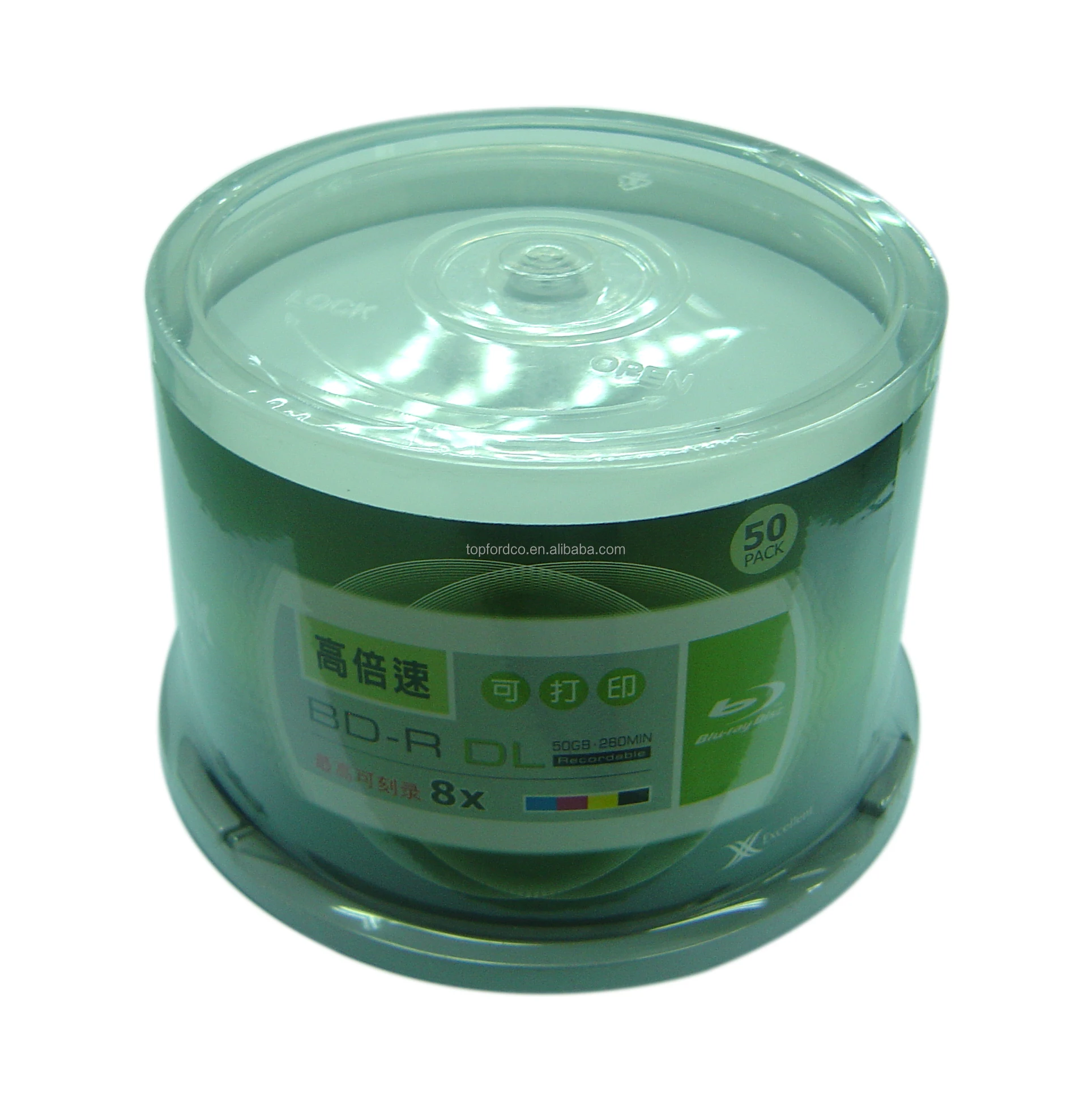 Printable Blu Ray Disc 50GB BD-R DL 8X for Games &amp; Movies