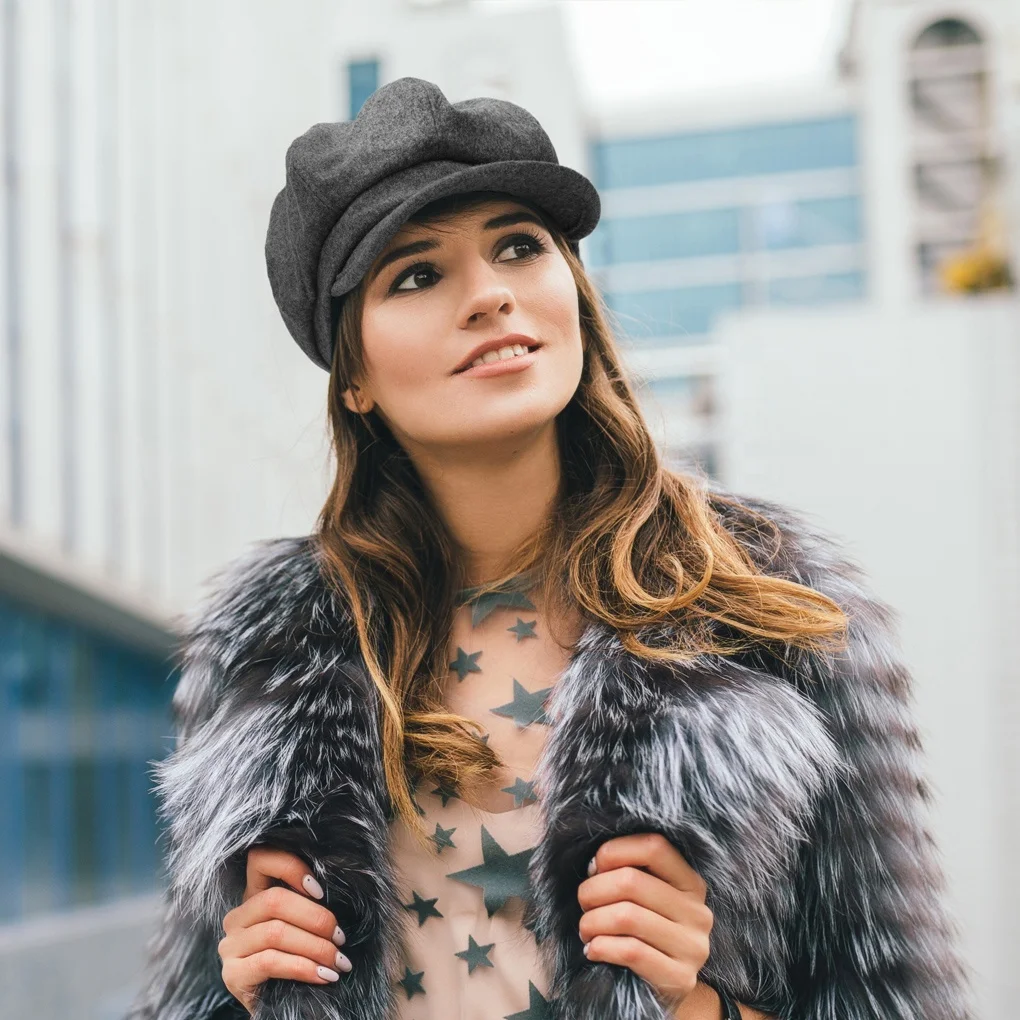 Newsboy Caps Cabbie Gatsby Visor Beret Hat for Fashion Ladies