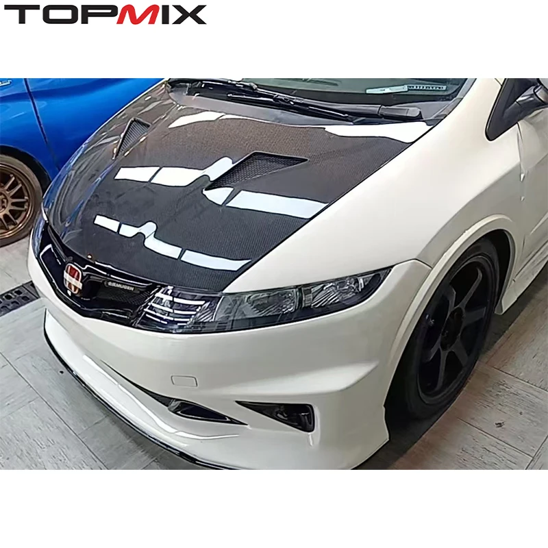 Civic Type Fn2 Bonnet Vents For 2007-2010 Honda Civic Type R FN2