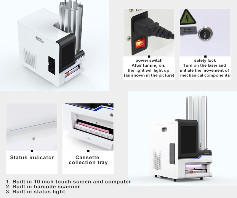 lab cassettes printer