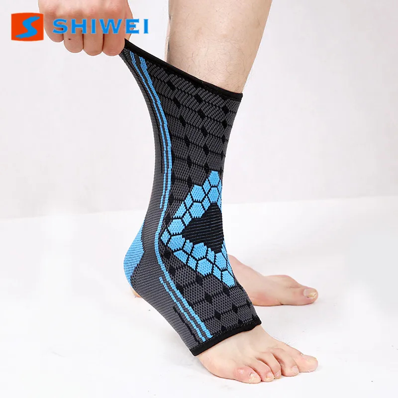 SHIWEI-3007 # спортивный трикотажный компрессионный фиксатор поддержки лодыжки рукав лодыжки