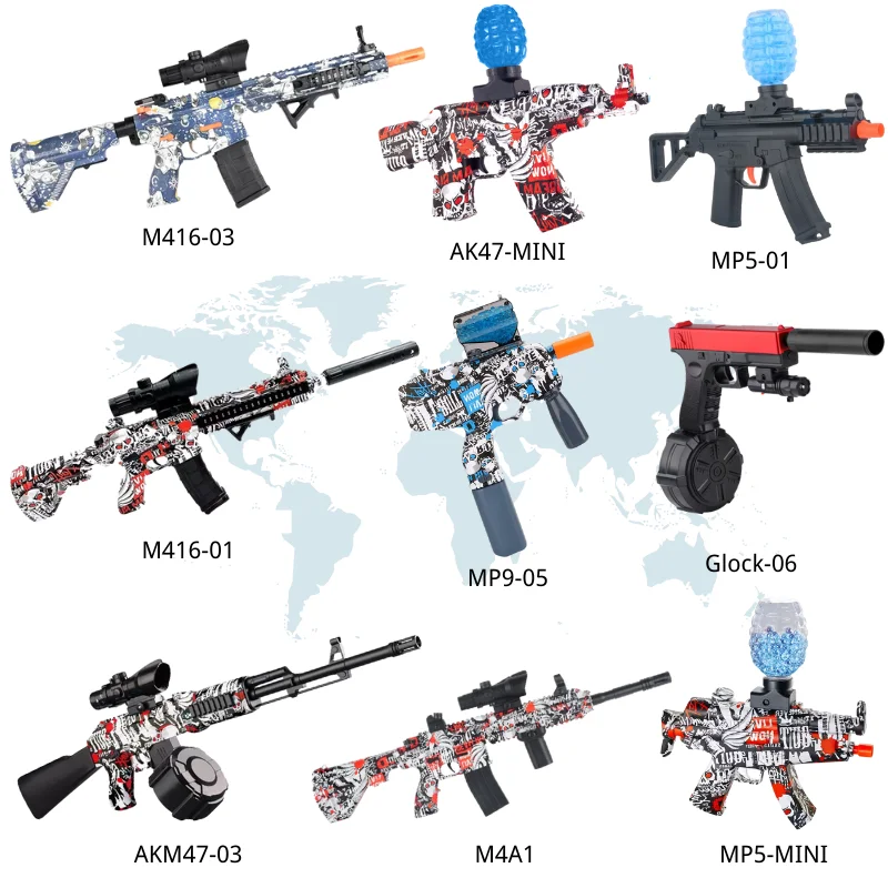 Быстрая доставка гидрогелевые водяные гелевые шариковые Пистолеты для брызг гелевый пистолет
