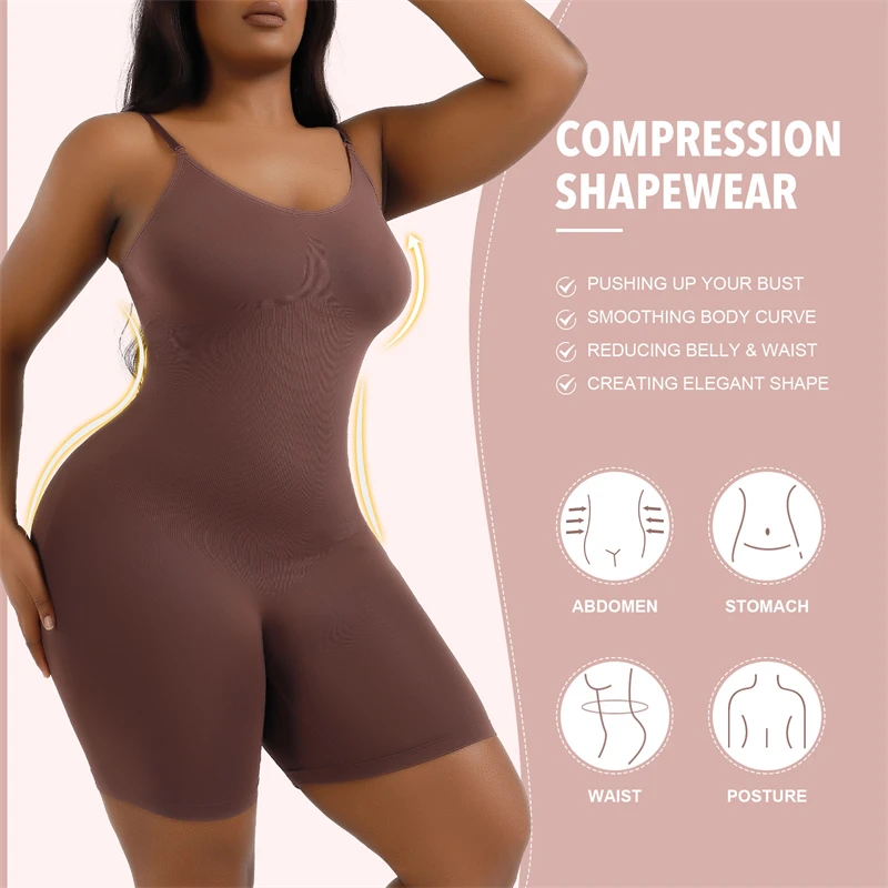 Dropshipping Product Slimming Seamless Tummy Control Body Shaper Plus Size Shapewear for Women
