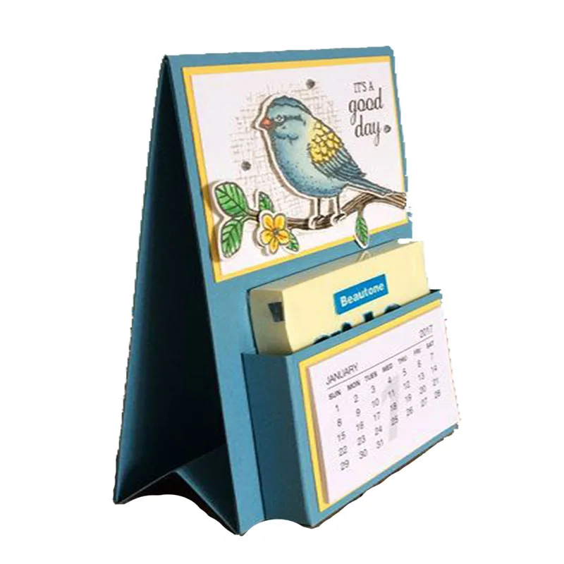 Custom Made Mini Calendar Dairy Yearly Desk Table Planner Positive