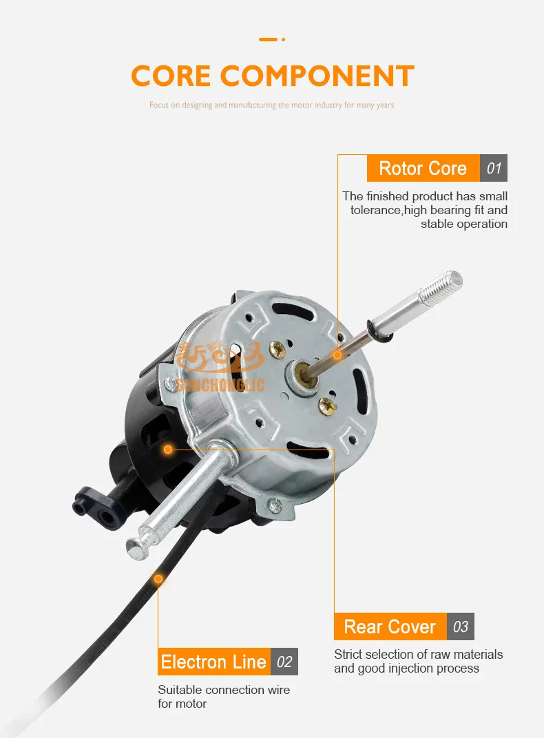 Electric Desk Fan, DC12V, 1100r/min - detail 8