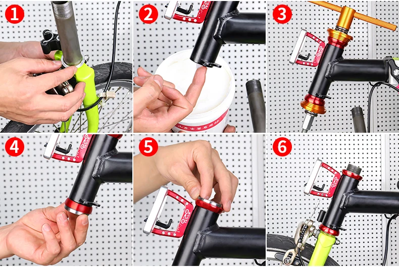 Muqzi Mtb Bicycle Headset 34mm Aluminum Alloy Bike Headset Front Fork