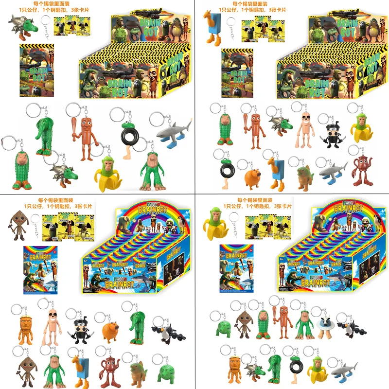 Blind Box Brainrot Tung Sahur Figure Toy Tralalero Tralala