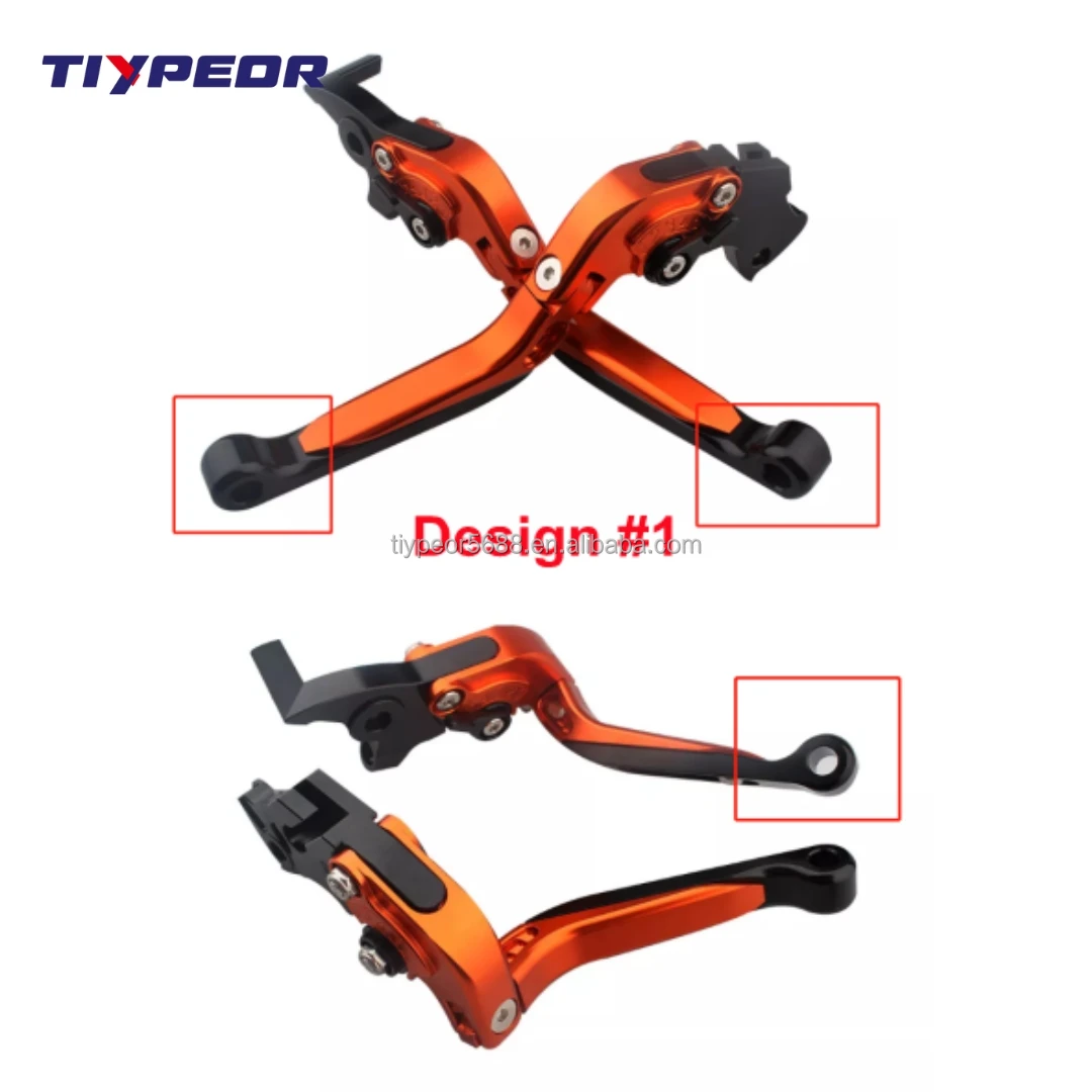 product tiypeor motorcycle cnc aluminium 8 color fitment moto adjustable folding extendable brake clutch levers modification moto handle857-7