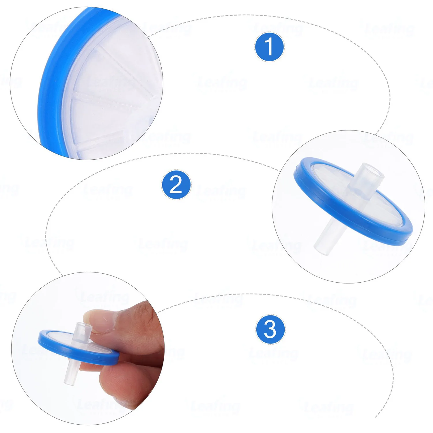 Лабораторные медицинские шприц фильтры высокого качества 0.22um нейлон одноразовый стерильный