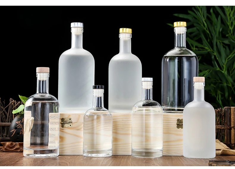 50m 100ml 200ml 375ml 500ml 750ml Wholesale Empty Liquor Glass Bottles