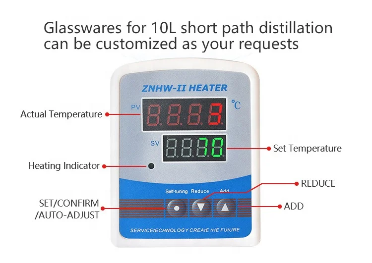 Lab Purification 10L Short Path Fractional Distillation Shortpath Distiller