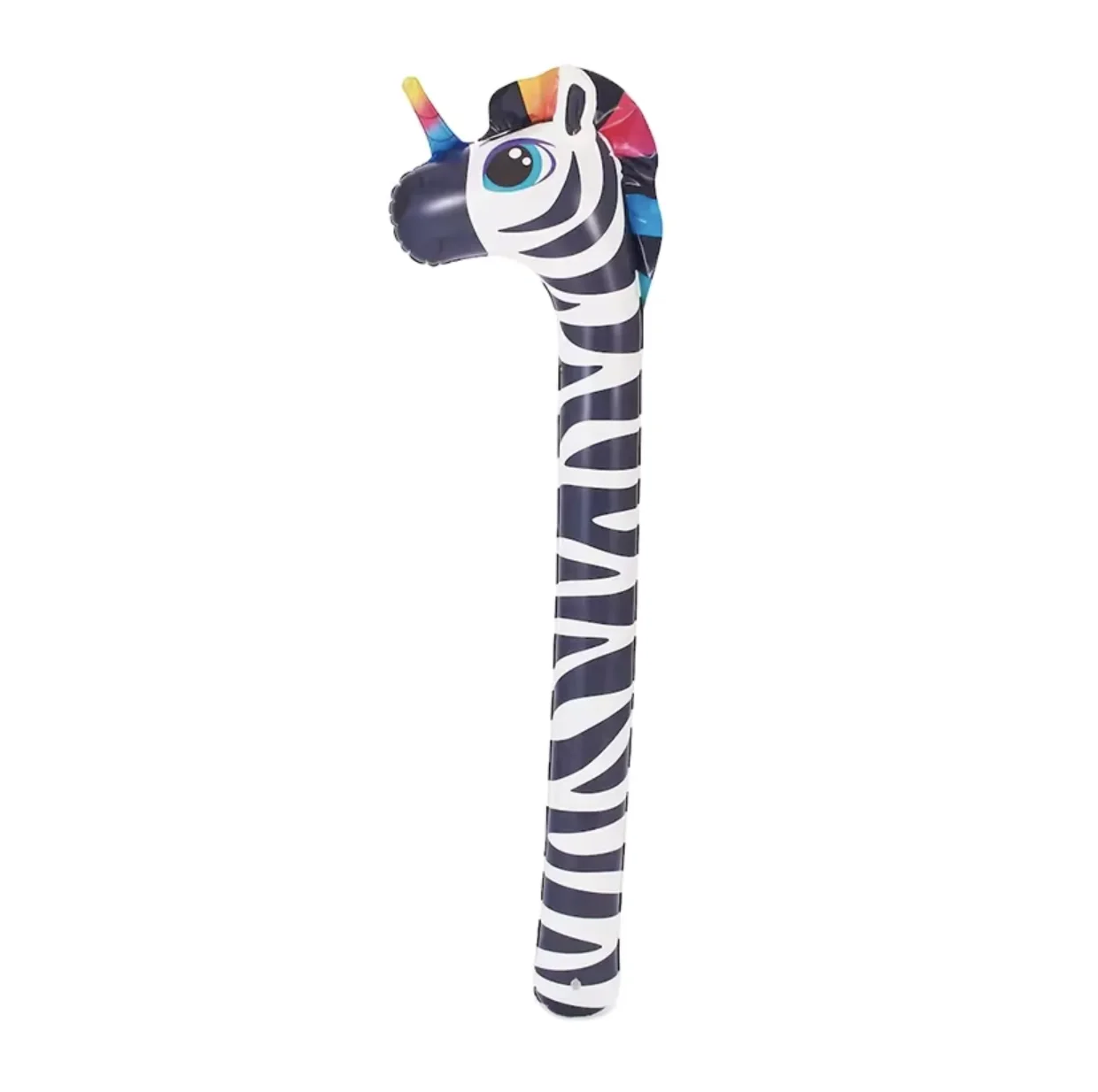Customized Thickened PVC Inflatable Zebracorn Shaped Pool Float, Swimming Noodle Tube with UV-Resistant Design for Kids & Adults