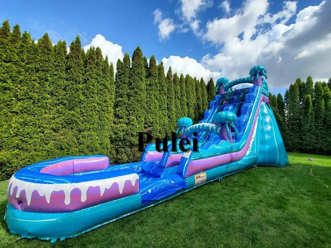 24ft Wild Thing Slide with Pool Inflatable Fun for All