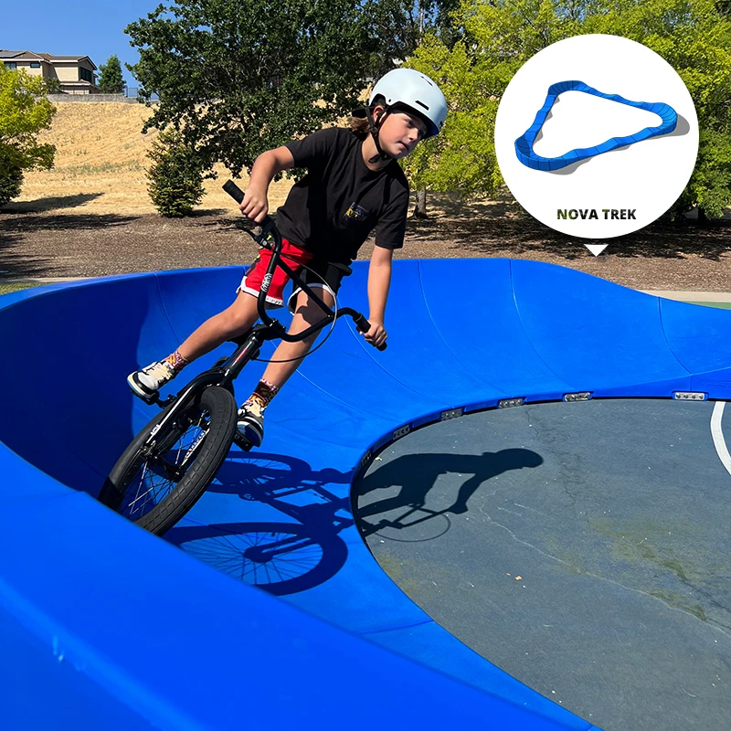 Portable Plastic Modular Pump Track - Nova Trek System for BMX