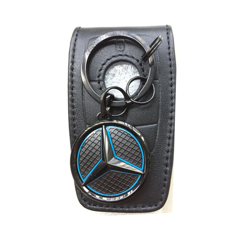 Metal Car Keychain  Corium Key Rings  Pendant Small Gift  Cowhide Key Chain Logo