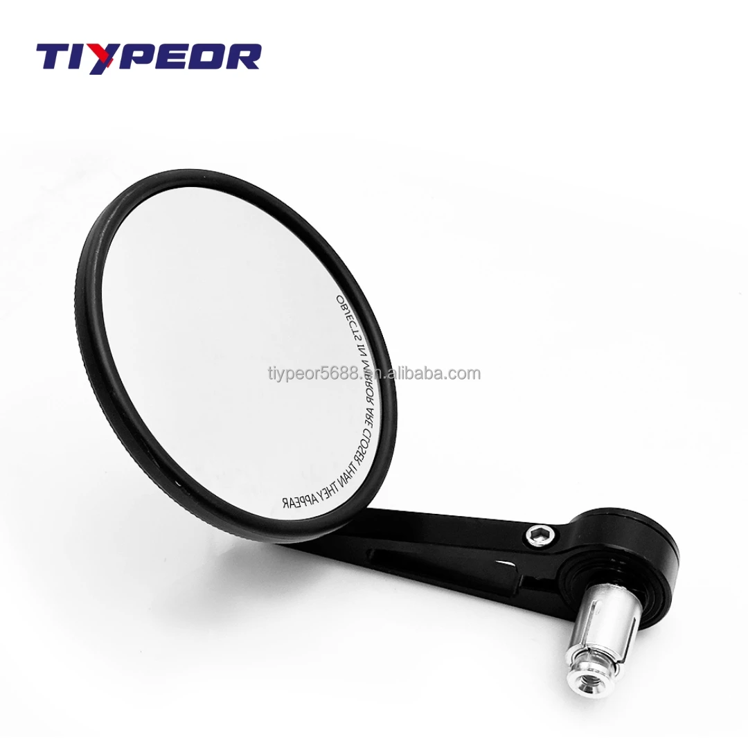 product tiypeor motorcycle review side mirror cnc grip bar end mirrors glass reflector aluminum universal scooter accessories-8