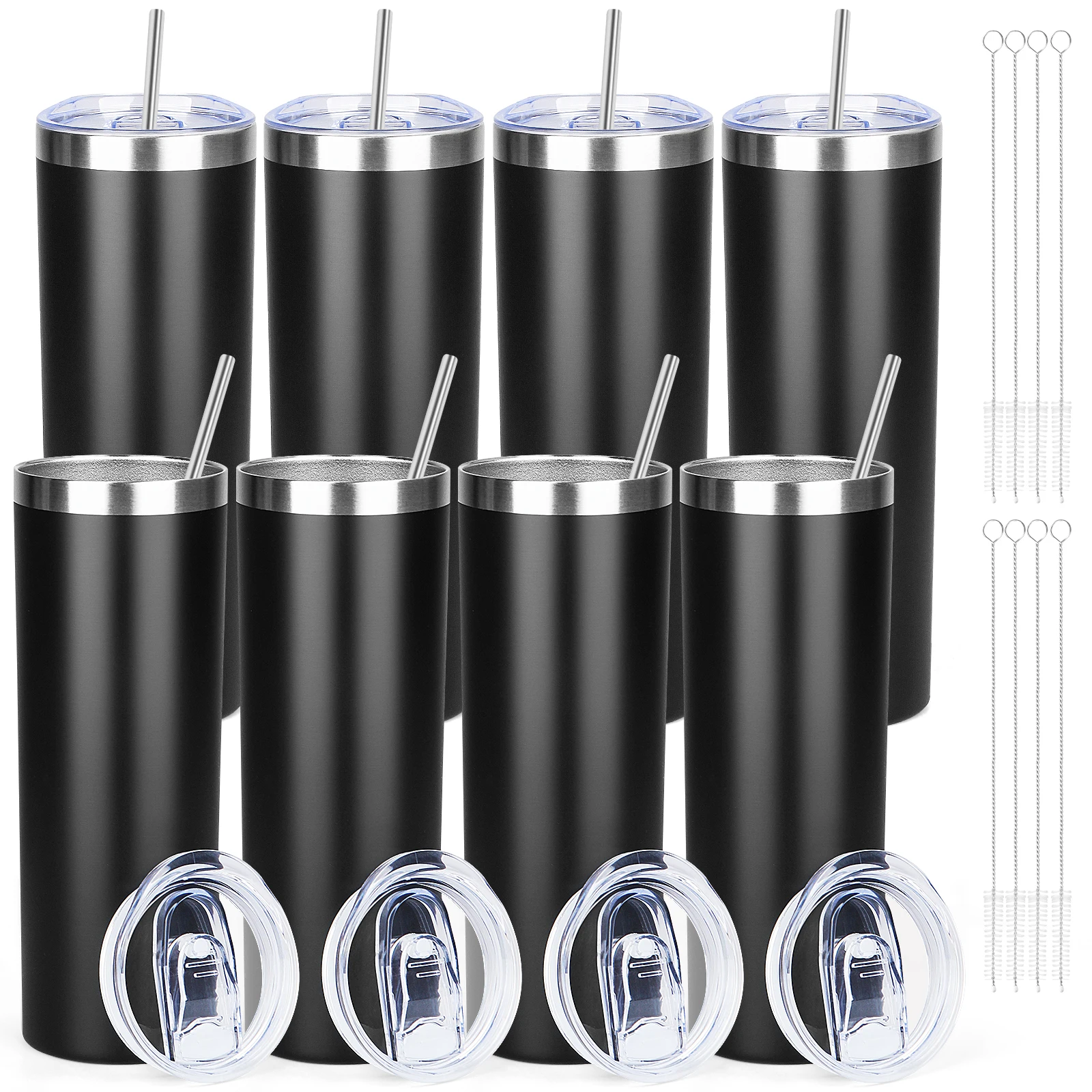 20oz/ 600ml Insulated Coffee Double Walled Skinny Tumbler Cups