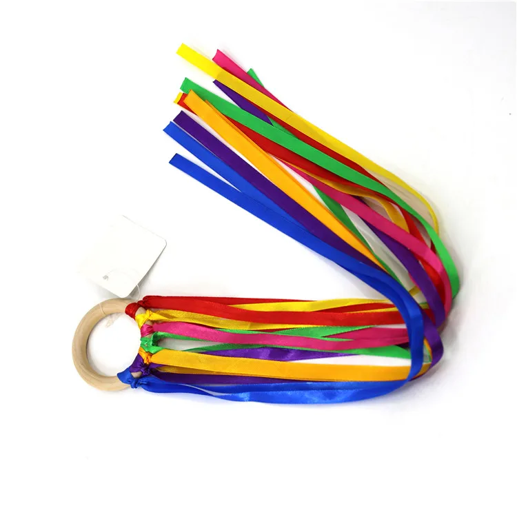 
Лидер продаж, новорожденные, вверх, Монтессори, стильная детская лента, кольцо, деревянная сенсорная игрушка 