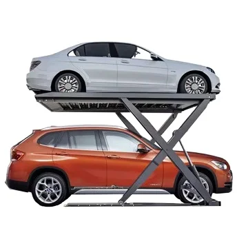 2000kg Car Parking Scissor Lift Hydraulic Vertical Auto Lifting Platform Garage Stacker