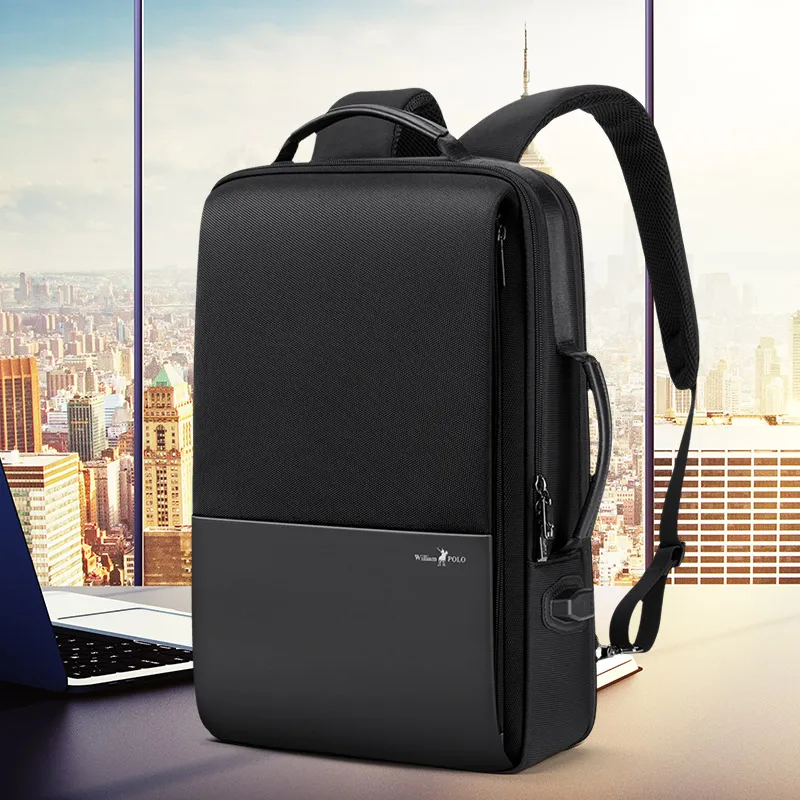Wholesale Anti-Theft Laptop Backpack 17 Inch USB Waterproof Fashion Travel  Bag for Men Microfiber Fabric 20-39L Capacity