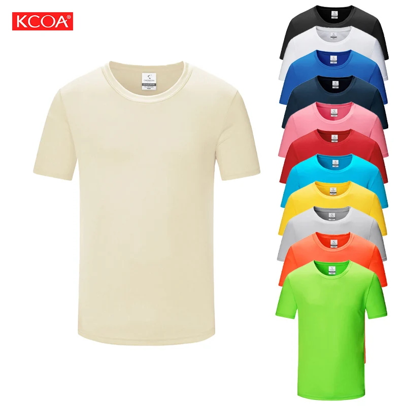High Quality 100% Polyester Sublimation Shirts Custom Short Sleeve All Dry Fit T Shirts for Men Blank Tshirt