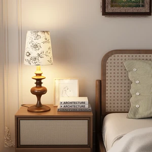 Modern Simple Designer Fabric Desk Lamp for Living Room Bedroom Study & Bedside Bar for Home Office Use