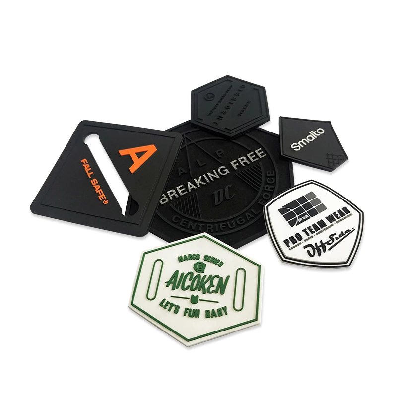 Custom Logo Soft PVC Patches 3D 3D Patch for Garments Minimum Order Custom Rubber Patches for Clothing