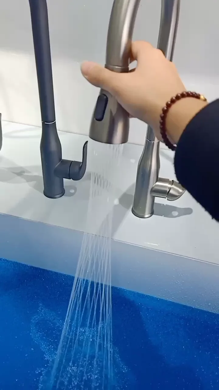 2022 New High Pressure Flushing Mode Stainless Steel Matte Black