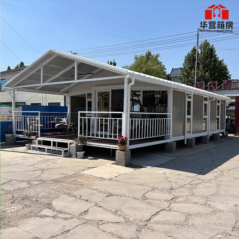 China 20FT  40FT Expandable Prefab Modular Homes Steel Prefabricated Houses Villas Modular House in Florida
