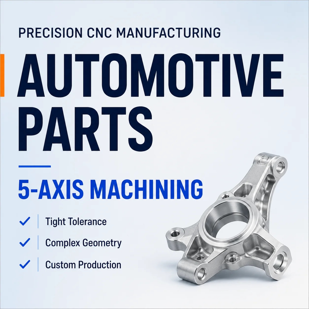 Automotive Suspension Knuckle Components Custom Aluminum 5 Axis CNC Milling and Precision Machining Chassis Parts Manufacturer