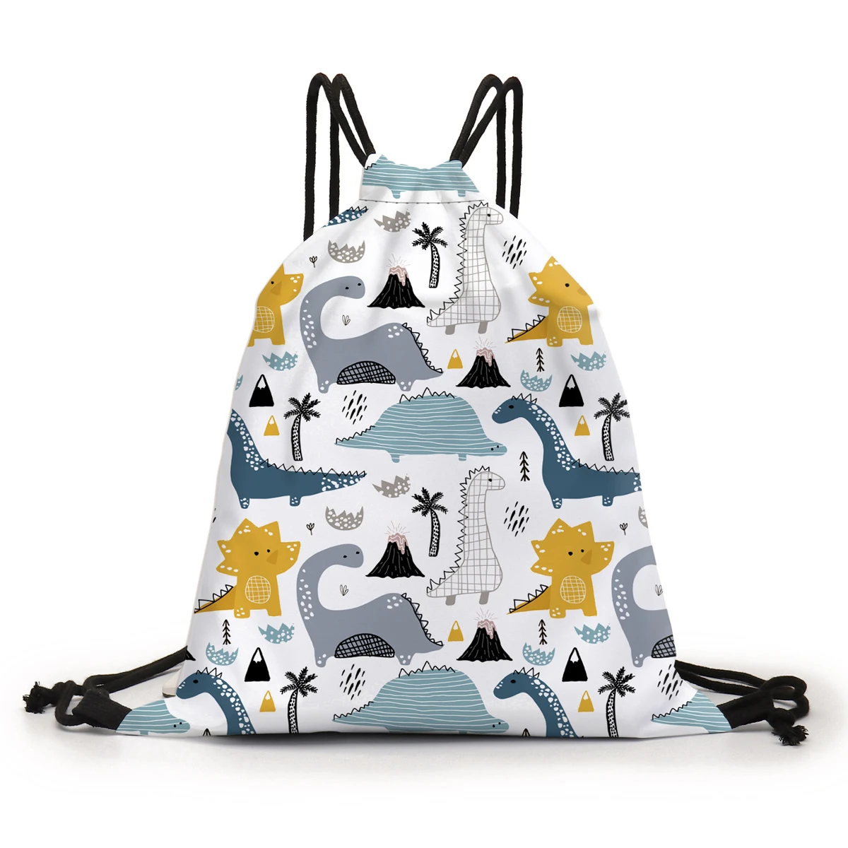 animal drawstring bolsa