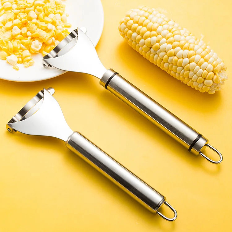 Durable Stainless Steel Manual Corn Shaver Peeler Rust-Proof Kitchen Tool for Home Cutte aperçu 5