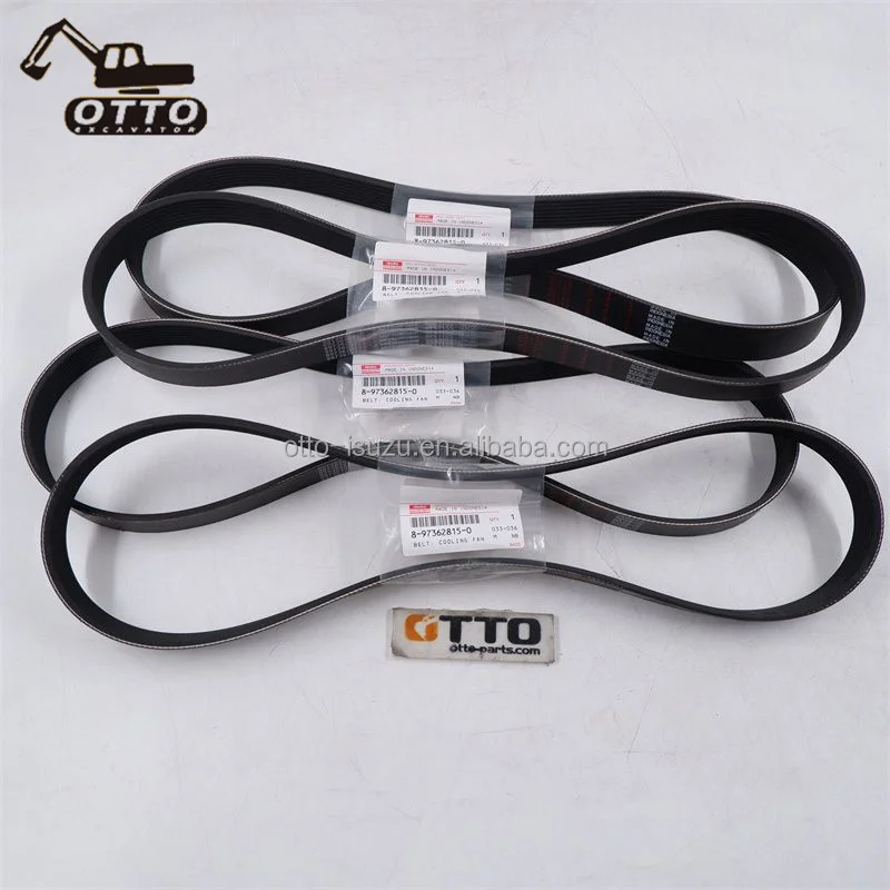 掘削機用スペアパーツZX200-3 4HK1冷却ファンベルト8973628150 897362
