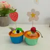 Adorno para tarta verde * 12 piezas