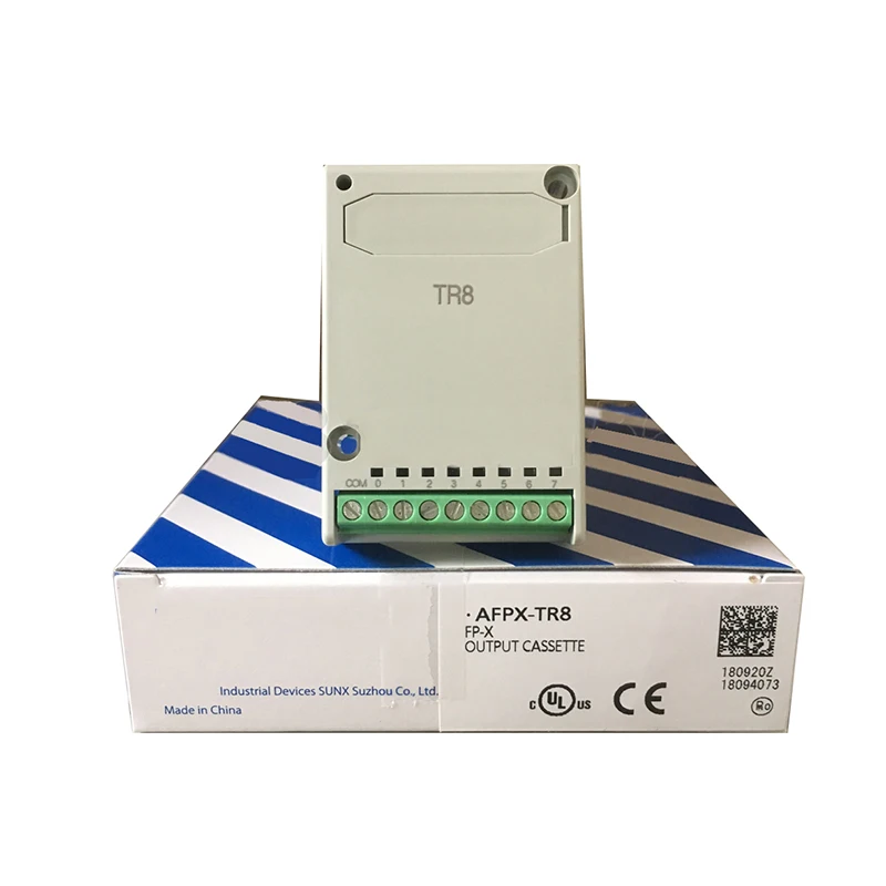 New Original AFPX-TR8 Output Module, AFPX SeriesStable signal output, good compatibility. Compact size, easy mounting. Used for signal output expansion in industrial PLC control systems.