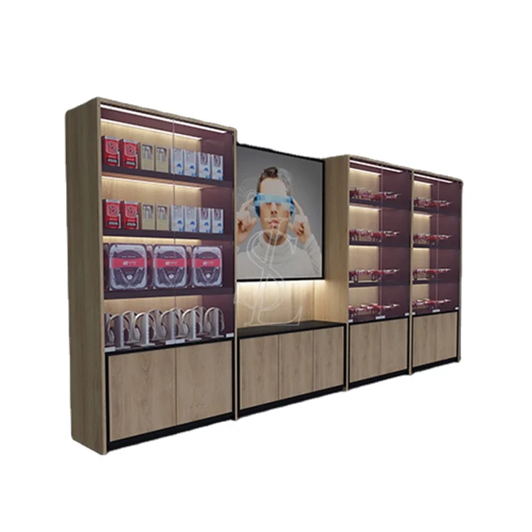 Showcase Display Mobile Counter Cellphone Display Case Phone Accessories Cabinet Mobile Shop Furniture Design for Mobile Shop