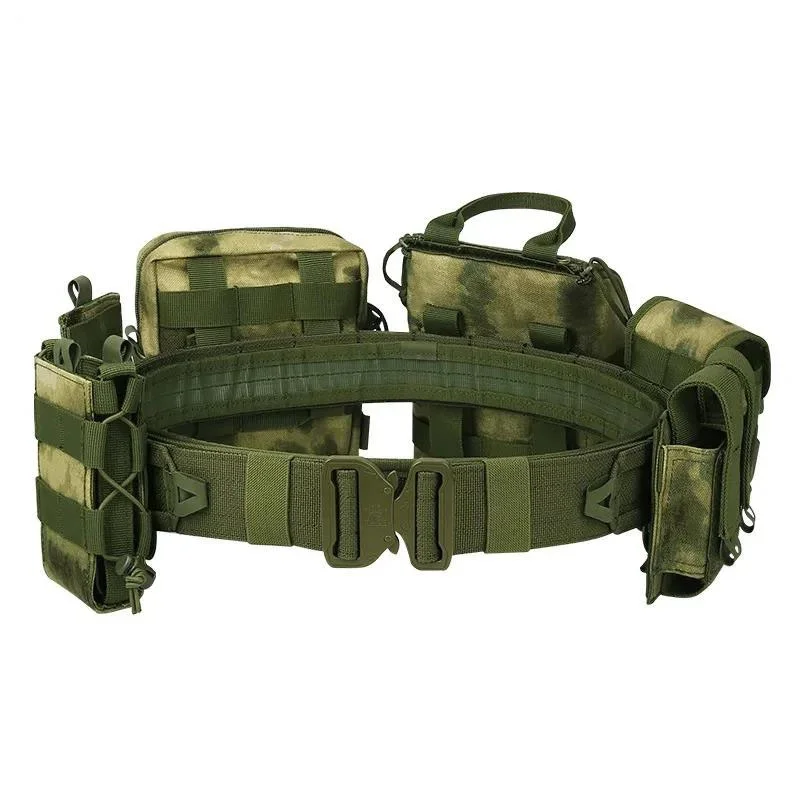 Premium Adjustable Multifunctional Tactical Girdle Outdoor Duty Hunting Waist Pack Tactical Belt Outdoor Tactic Waist Belt