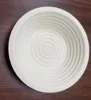 Cesta de fermentación redonda blanca de 26 cm.
