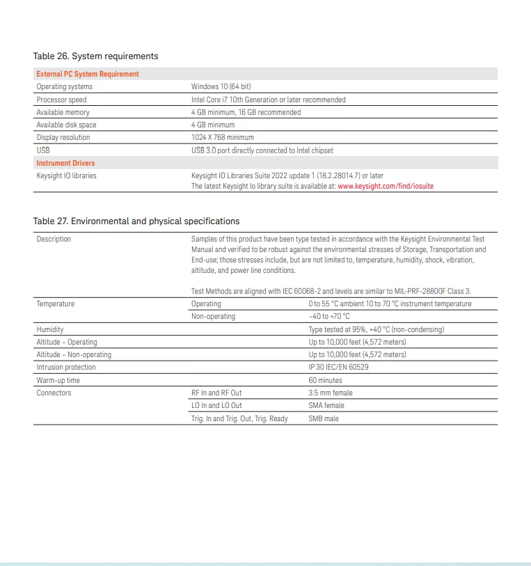 Keysight P9374A USB Vector Network Analyzer - 20 Ghz