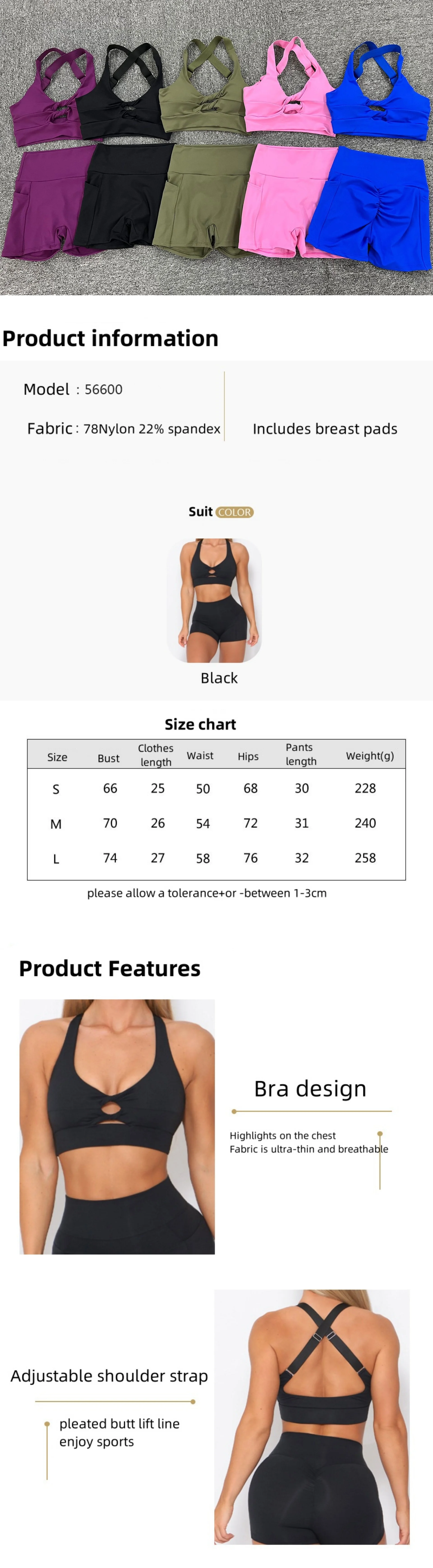 Custom Active Wear Custom Workout No Front Seam Shorts Set Sports Yoga 2 Piece Women Sexy Short Set factory