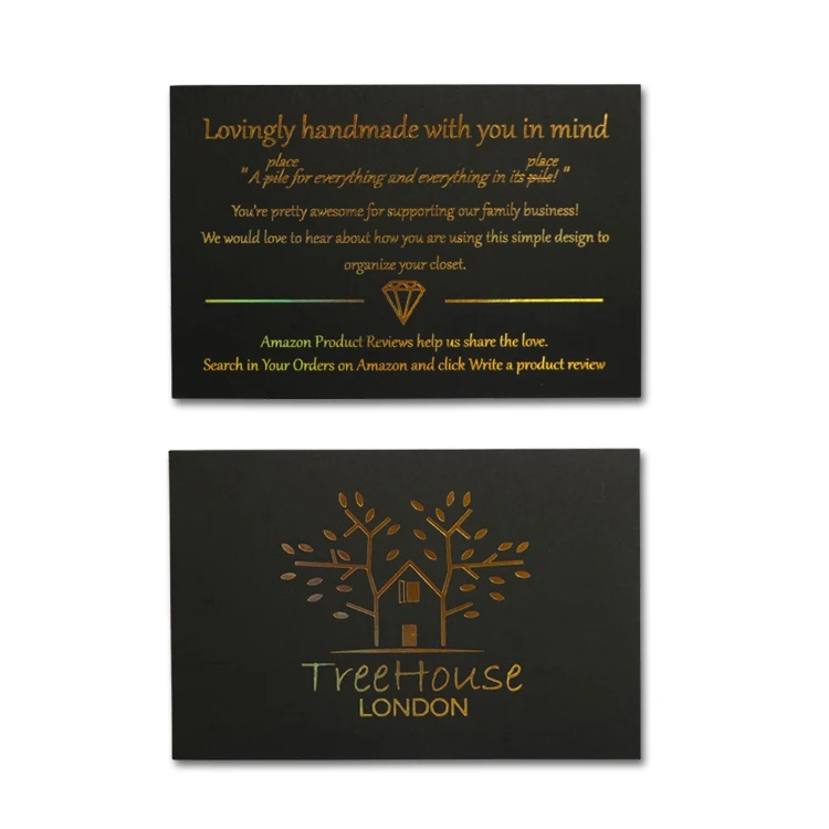 Luxury Customized Wholesale Cards Custom Thank You Greeting Card With Envelope