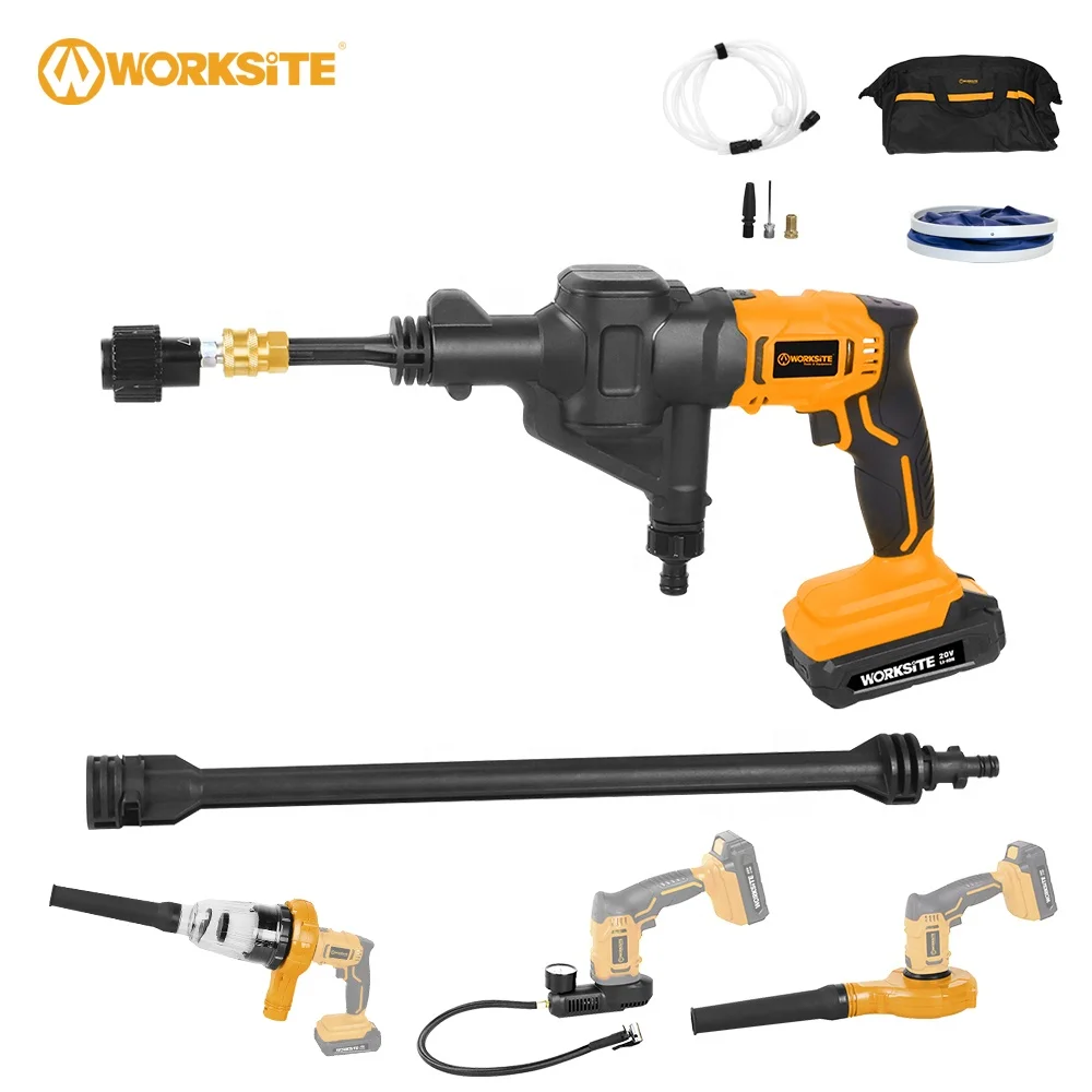 Пылесос WORKSITE 4 в 1 беспроводной насос для мойки высокого давления 20 с